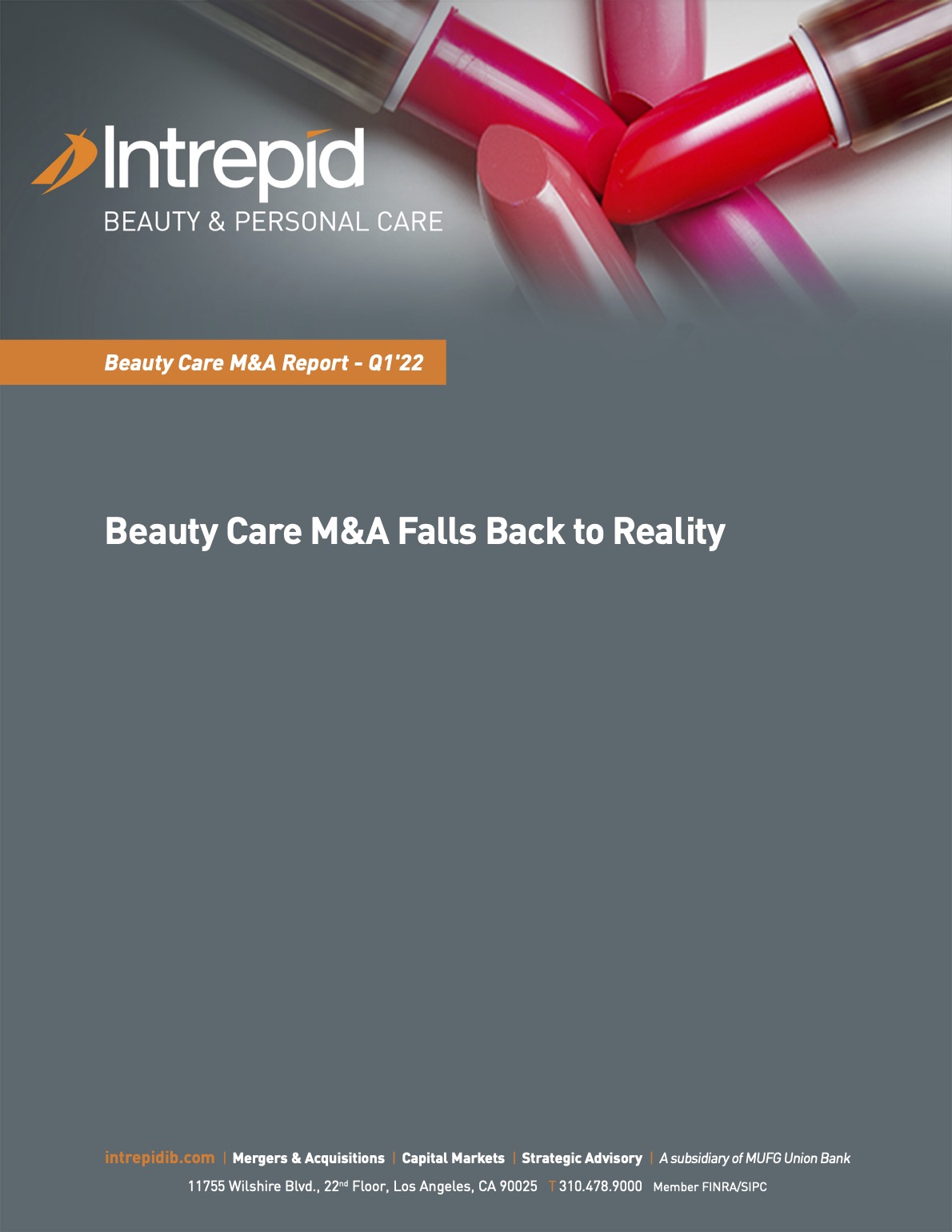 Newsletter BeautyCare M&AReport Q1 22 PDF cover