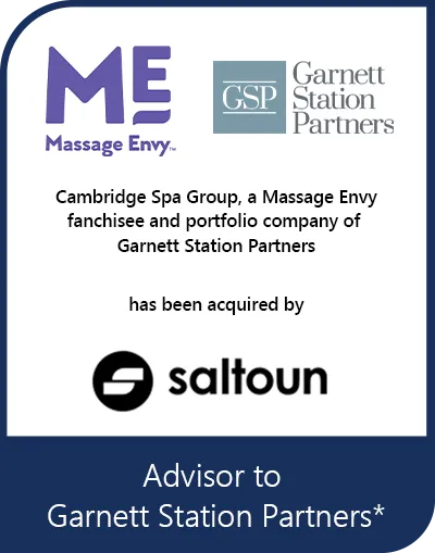 Transaction tombstone for Garnett Station Partners