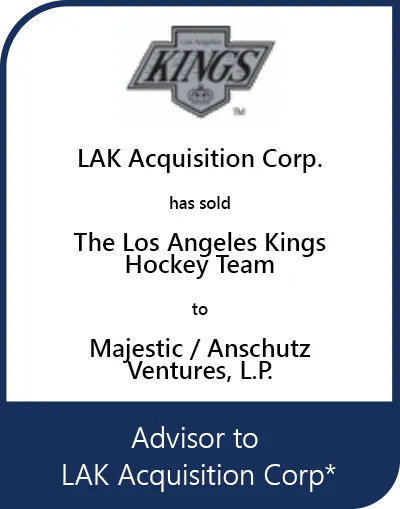 Transaction tombstone for LAK Acquisition Corp