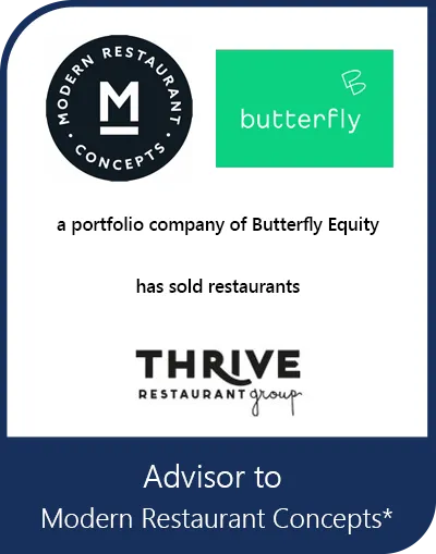 Transaction tombstone for Modern Restaurant Concepts