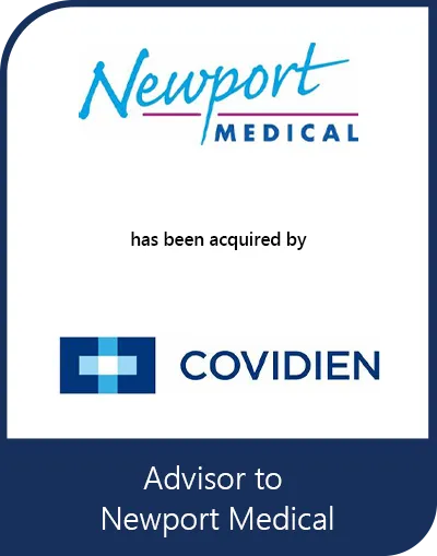 Transaction tombstone for Newport Medical