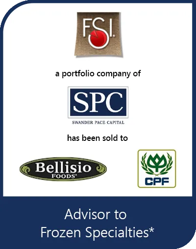 Transaction tombstone for Frozen Specialties