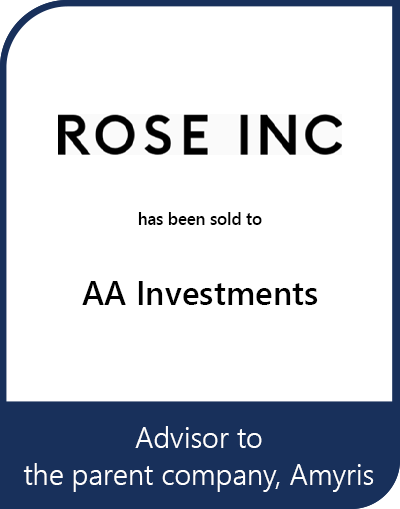 Transaction tombstone for Rose Inc