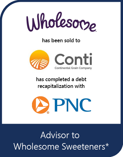 Transaction tombstone for Wholesome Sweeteners