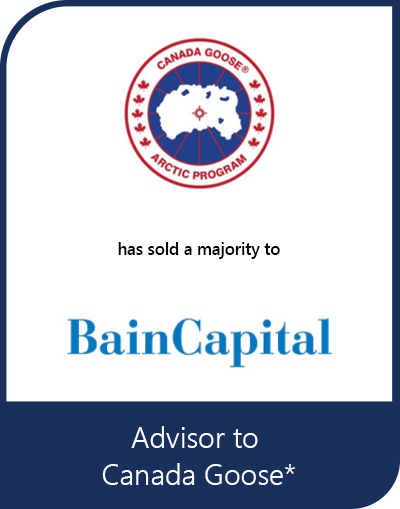 Transaction tombstone for Canada Goose