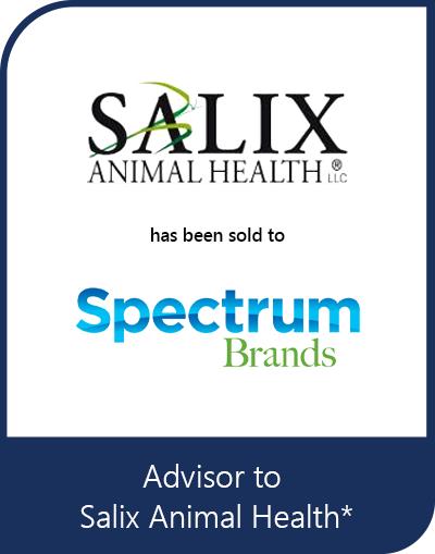 Transaction tombstone for Salix Animal Health